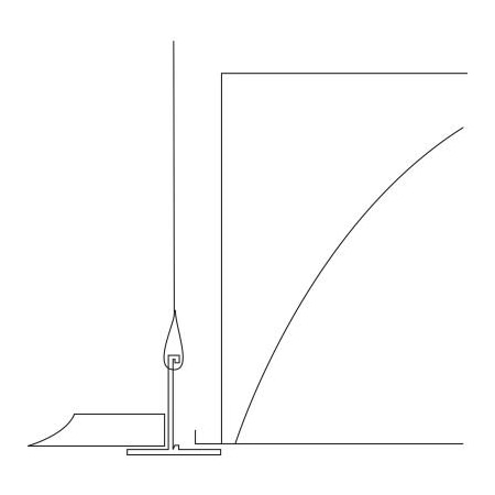 Hubbell Lighting Hubbell 2X2 Flange Kit for Lay-in Troffer Accessory for JT Series FK22